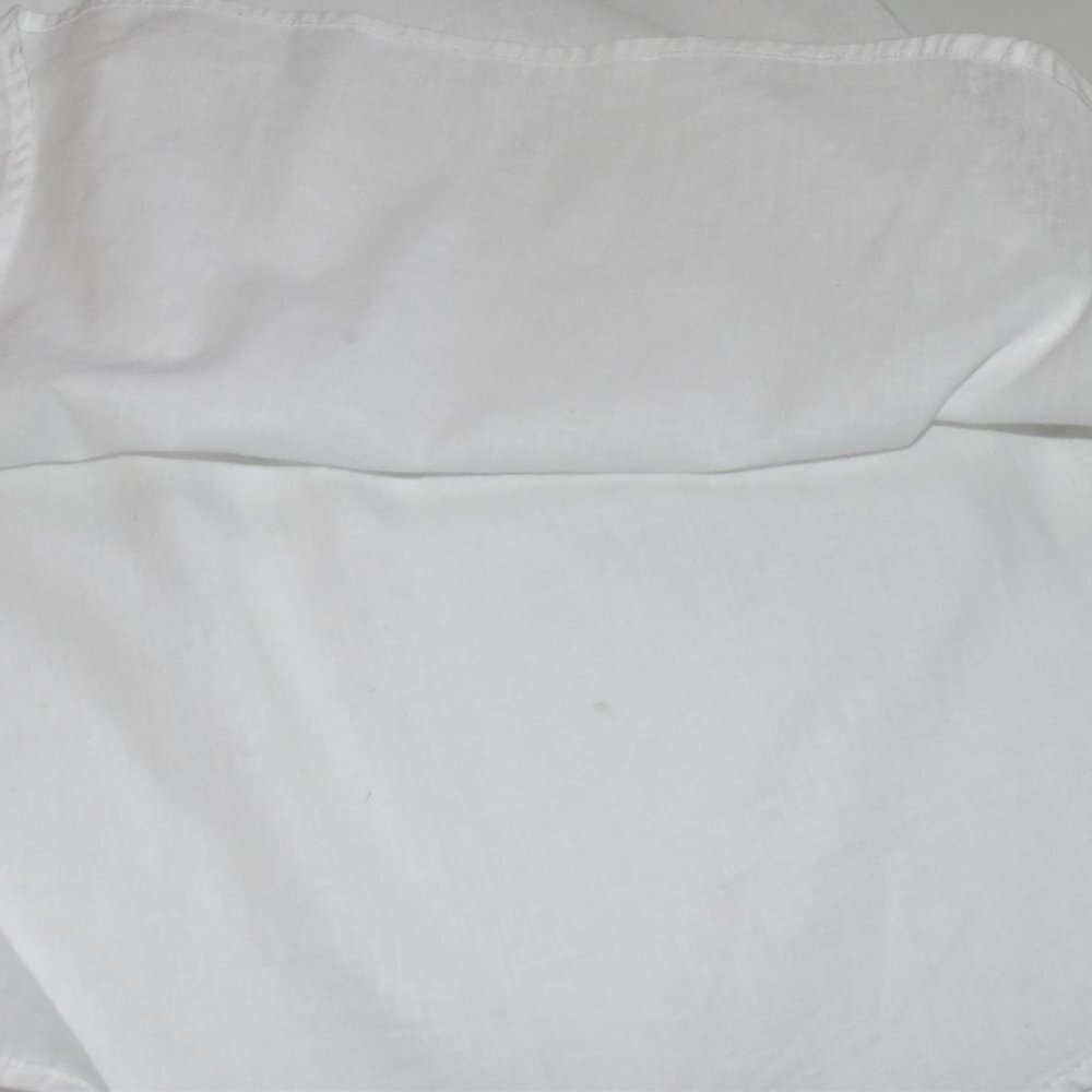 Old Navy Long Sleeve White Linen Tunic Top Size M - Picture 7 of 12